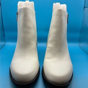 Chic Cream Ankle Boots